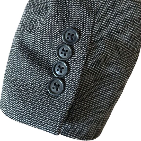 Calvin Klein Macys Mens Store Herringbone Blazer union made 40 R - Picture 3 of 8